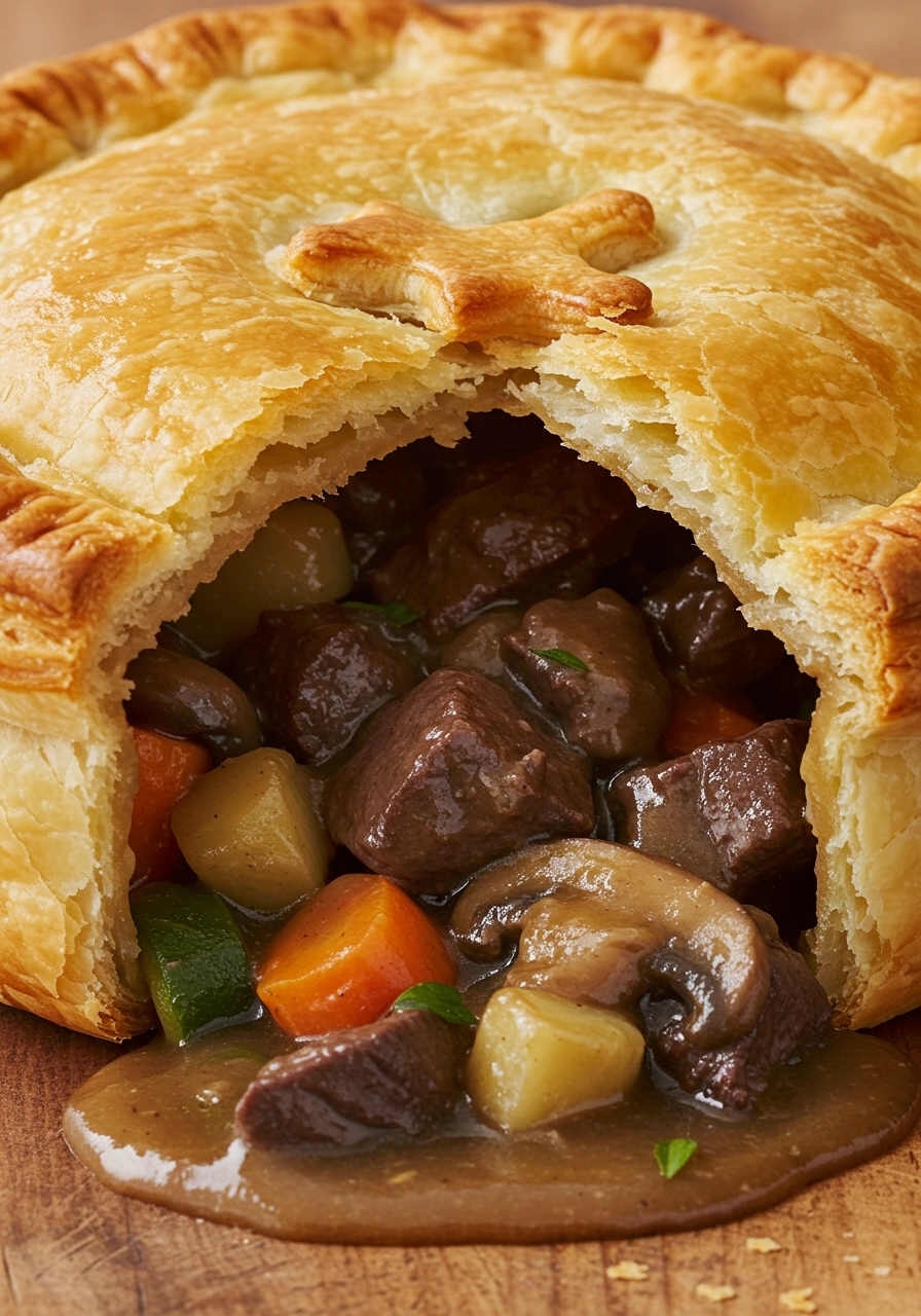 Venison Beer Gravy Pot Pie - secondary view